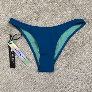 NWT Jolyn Surf Kelia French Cut Bikini Bottom - Size S Huntington Blue